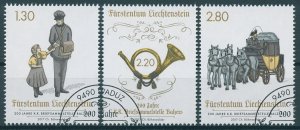 Liechtenstein 2017 CTO Briefsammelstelle Balzers 3v Set Postal Services Stamps