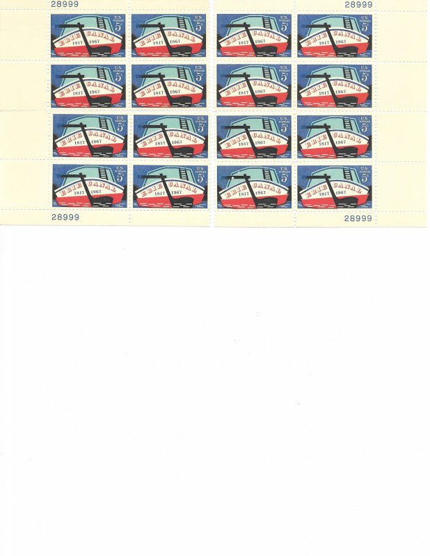 Scott US # 1325, MNH matched set of Plate # 28999