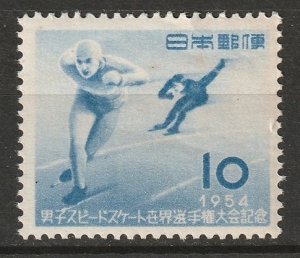 Japan 1954 Sc 595 MNH** crease
