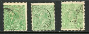 Australia 19 Used (With Perfins) (You Pick)