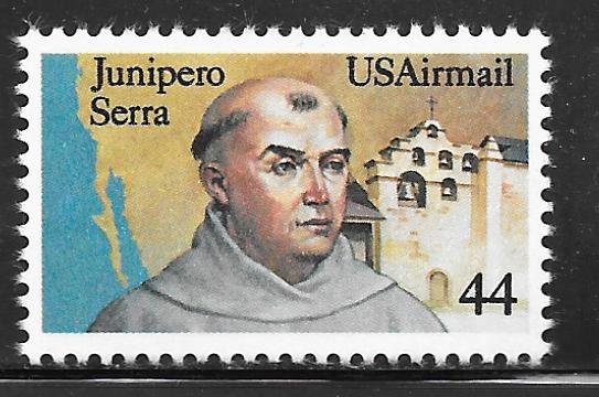 USA C116: 44c Junipero Serra, single, MNH, F-VF