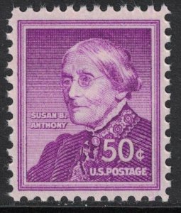 Scott 1051- MNH- 50c Susan B. Anthony- Liberty Series- unused mint stamp