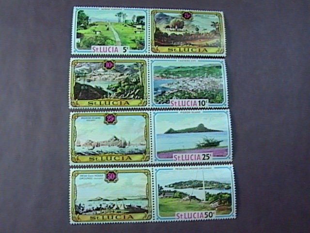 ST. LUCIA # 296-299-MINT NEVER/HINGED---COMPLETE SET OF PAIRS---1971