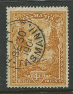 Tasmnia  #91  FU  1899 Single 4d Stamp