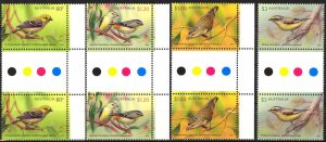 Australia 2013 Birds set of 4 x2 in Pairs MNH