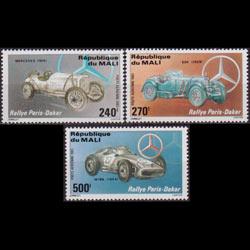 MALI 1983 - Scott# C480-2 Auto Race Set of 3 NH