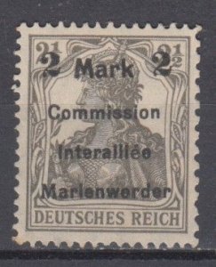 1920 Marienwerder Single Michel 23 MLH