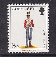 Guernsey   #95   MNH  1974  Miltia   1/2p