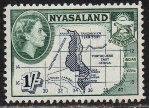 Nyasaland Protectorate Sc #106 Mint Hinged