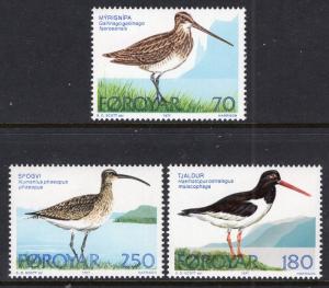 Faroe Island 29-30 Birds MNH VF