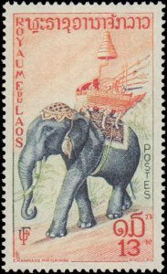 Laos #41-47, Complete Set(7), 1958, Animals, Never Hinged