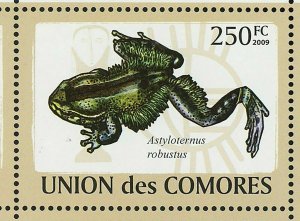Frogs Stamp Xenopus Laevis Mantella Aurantiaca Pyxicephalus S/S MNH #2163-2168 