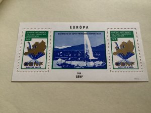 Hungary Europa Pax Genf  mint never hinged stamps sheet Ref A243