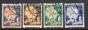 Netherlands B66a-69a Syncopated Perfs Used F681