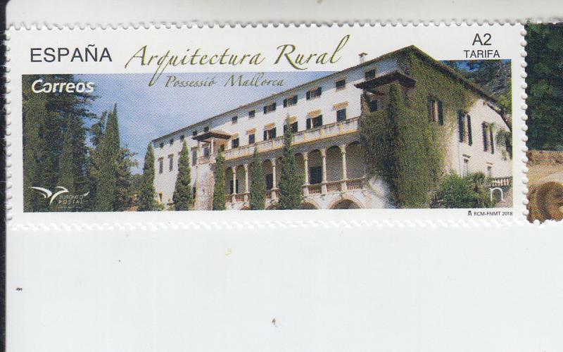 2018 Spain Rural Architecture - Euromed (Scott 4290) MNH