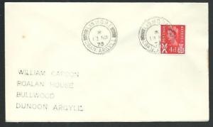 GB SCOTLAND 1970 cover LISMORE / OBAN ARGYLL cds...........................55786