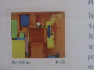 ​UNITED STATES-2010 SC#4444  ABSTRACT EXPRESSIONISTS-PAINTING-MNH S/S SHEET VF
