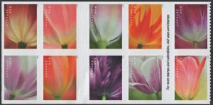 SC#5777-5786 (Forever) Tulip Blossoms Booklet Block of Ten (2023) SA