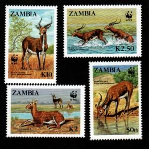 Zambia # 427-430 Mint NH WWF!