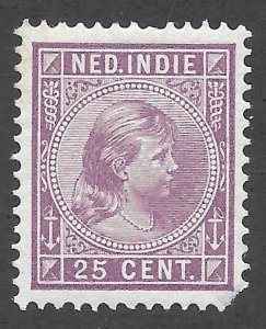 Doyle's_Stamps: Dutch Indies MNH '92 25c Queen Wihelmina Scott #27** (fault)