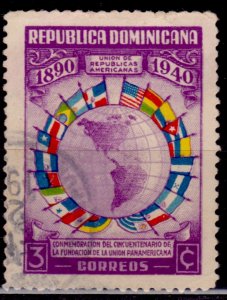 Dominican Republic, 1940, Pan American Union, 3c, used