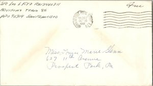 United States Vietnam War Soldier's Free Mail 1966 Army and Air Force Postal ...