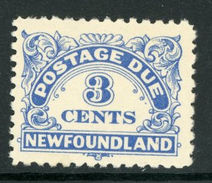 Canada 1939 Newfoundland 3¢ Perf 10½x10 Postage Due Scott # J3 MNH G162