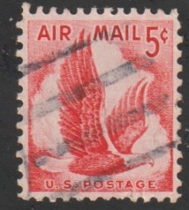 SC# C50 - (5c) - Eagle, red - used single