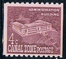 Canal Zone 154, 4c Administration Building, coil single, ...