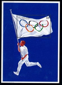 Saint Vincent 1996 MNH Stamps Souvenir Sheet Scott 2321 Sport Olympic Games Flag