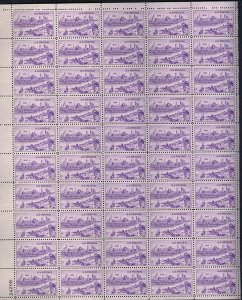 Kansas City Skyline Sheet of Fifty 3 Cent Postage Stamps Scott 994