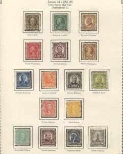 US 551-73, 575-77 Mint - 1922 SCV $522.00