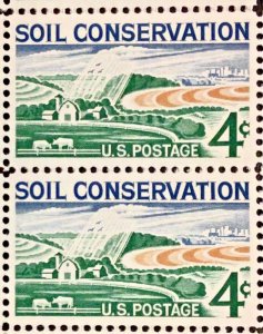 1133     Soil Conservation    MNH 4 c Sheet of 50     FV $2.00    Issued in 1959