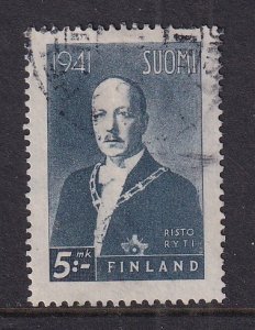 Finland    #238  used 1941  president Risto Ryti  5m