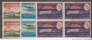 Rhodesia & Nyasaland Scott #180-181-182 Stamps - Used Set