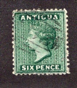 Antigua 7 U 1872 6p blue green