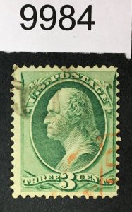 US STAMPS # 158 USED CV. $ LOT #9984