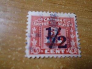 Canada Revenue stamp  van Dam  #  FX108  used