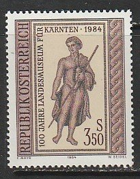 1984 Austria - Sc 1277 - MNH VF - 1 single - Museum of Carinthia