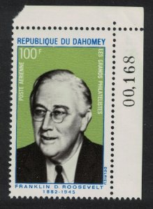 Dahomey Franklin D Roosevelt US President Corner 1970 MNH SC#C116 SG#391 MI#406