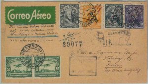 82880 - ECUADOR - Postal History - FIRST FLIGHT Muller # 36 Santiago - B. Aires