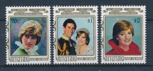 [116544] Aitutaki 1982 Royalty 21st Birthday Lady Diana  MNH