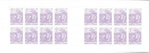 New Caledonia #681a Booklet of 16 self adhesive(MNH) CV$8.00