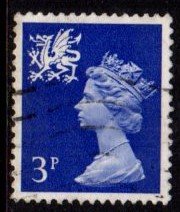 Wales - #WMMH2 Machin Queen Elizabeth II - Used