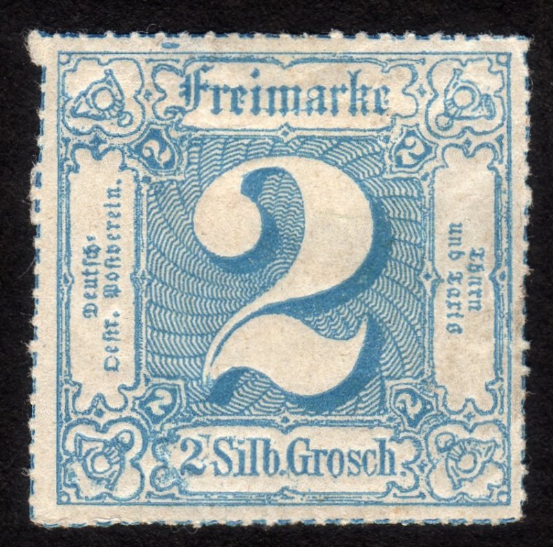 1866, Germany Thurn and Taxis, 2gr, MH, Sc 31