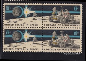 BOBPLATES #1434-5 Space Achievement Block of 4 F-VF NH SCV=$1