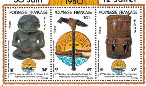 Doyle's_Stamps: MNH 1980 French Polynesian Souvenir Sheet, Scott #336a**