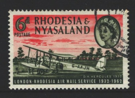 Rhodesia and Nyasaland Sc#180 Used