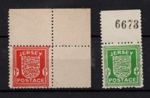 Jersey 1941 Occupation mint Margin Pair J1-J2 WS36832