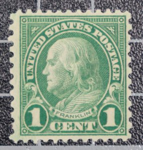 Scott 578 - 1 Cent Franklin - MNH - Perf 11 x 10 - SCV - $150.00